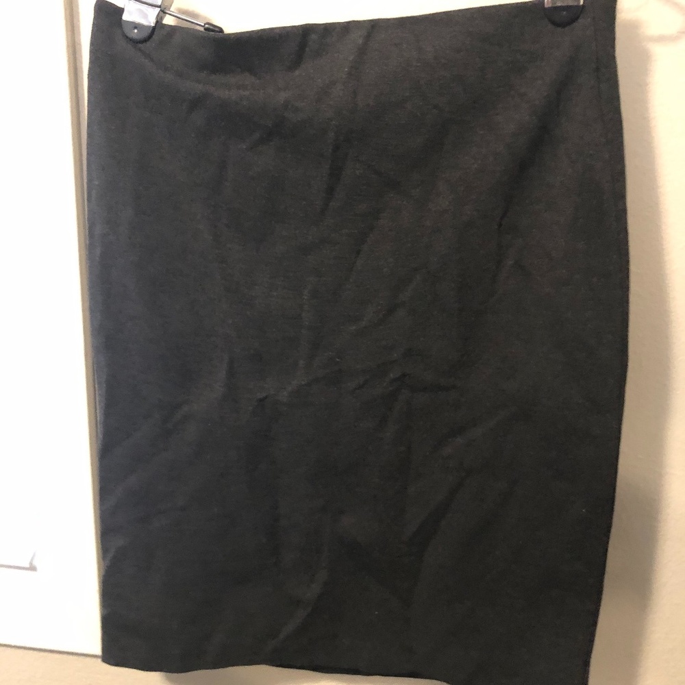 Dark Gray Pencil Skirt